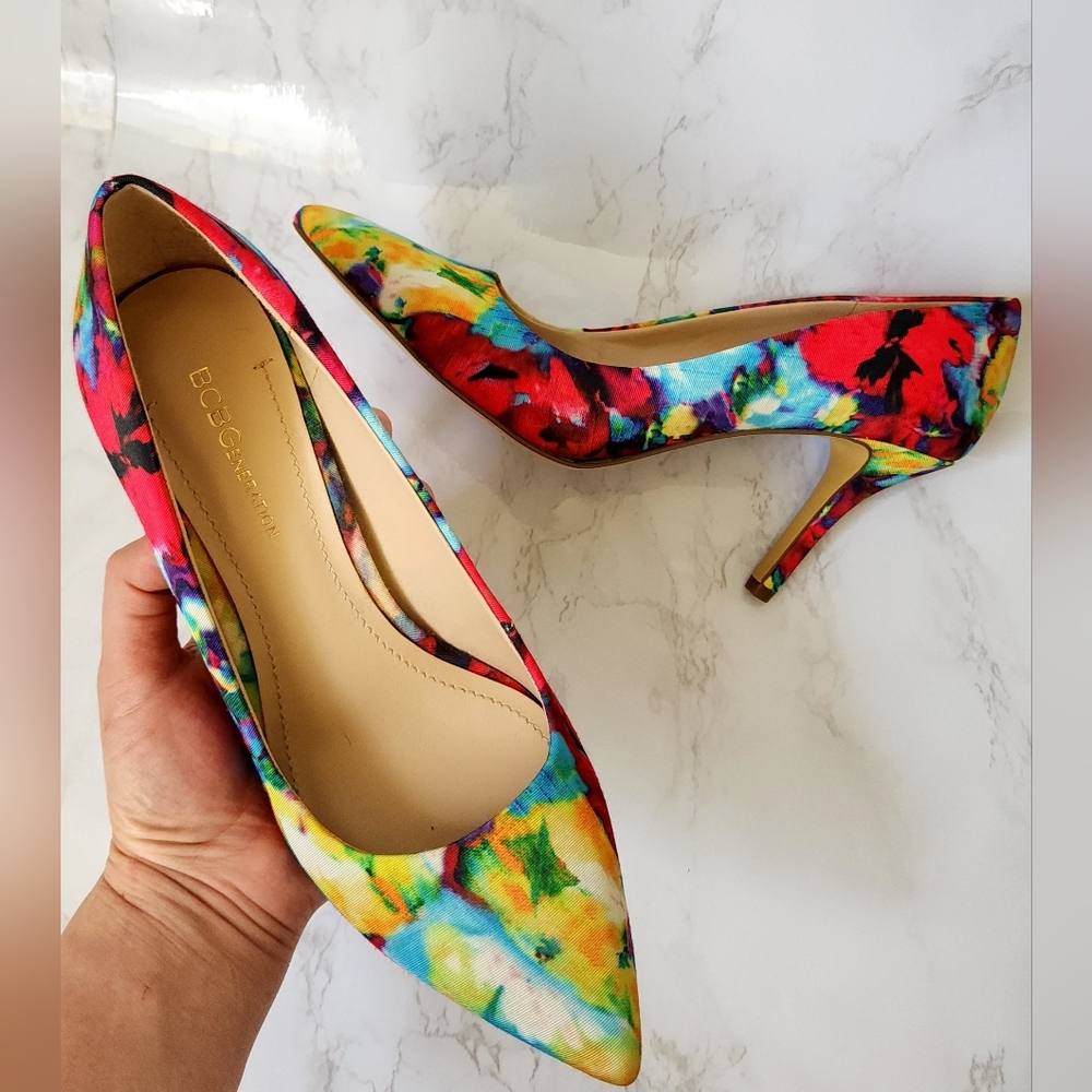 Bcbgeneration Mid Heeled Pumps Multicolor - image 2